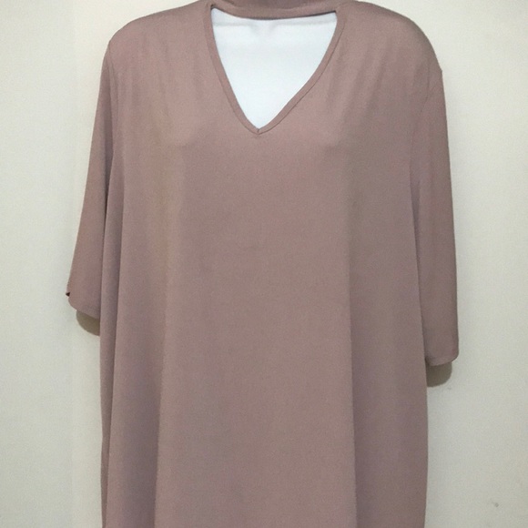 Boutique 9 Tops - ✨(5 for $25) Blush Open Chest Blouse✨